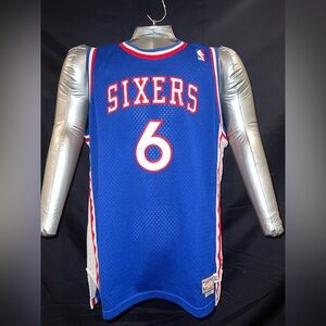JULIUS “Dr J” ERVING SIXERS THROWBACK JERSEY - youth XL